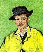 Vincent Van Gogh portratt av armand roulin oil